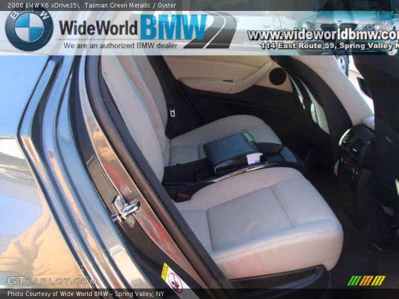 Tasman Green Metallic / Oyster 2008 BMW X6 xDrive35i