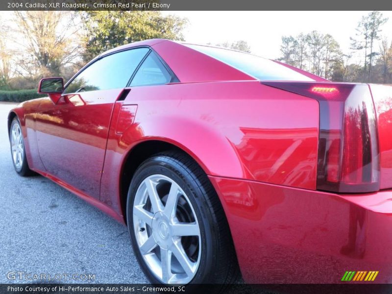 Crimson Red Pearl / Ebony 2004 Cadillac XLR Roadster