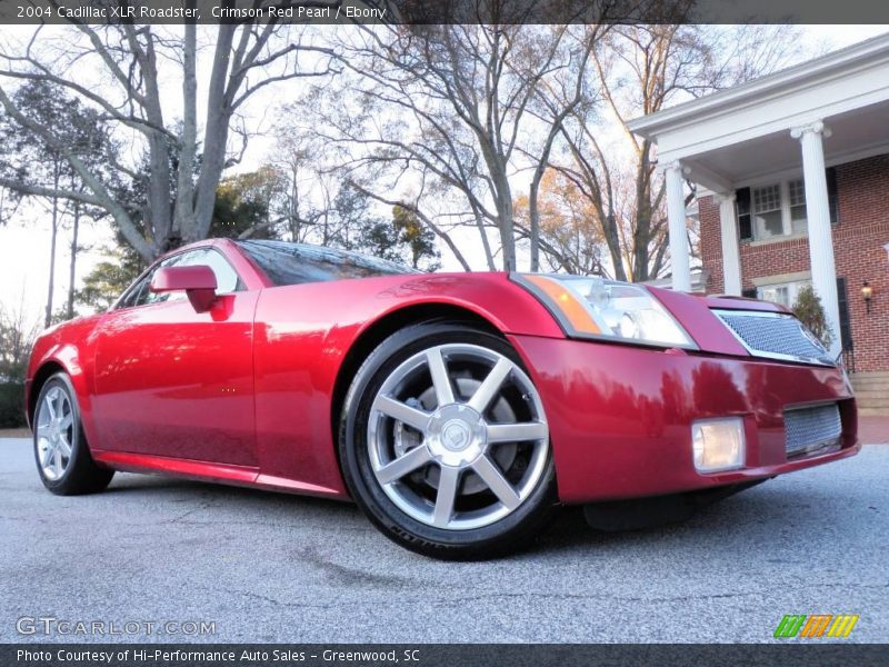 Crimson Red Pearl / Ebony 2004 Cadillac XLR Roadster