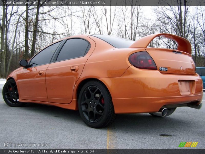 Orange Blast Pearlcoat / Dark Slate Gray 2005 Dodge Neon SRT-4