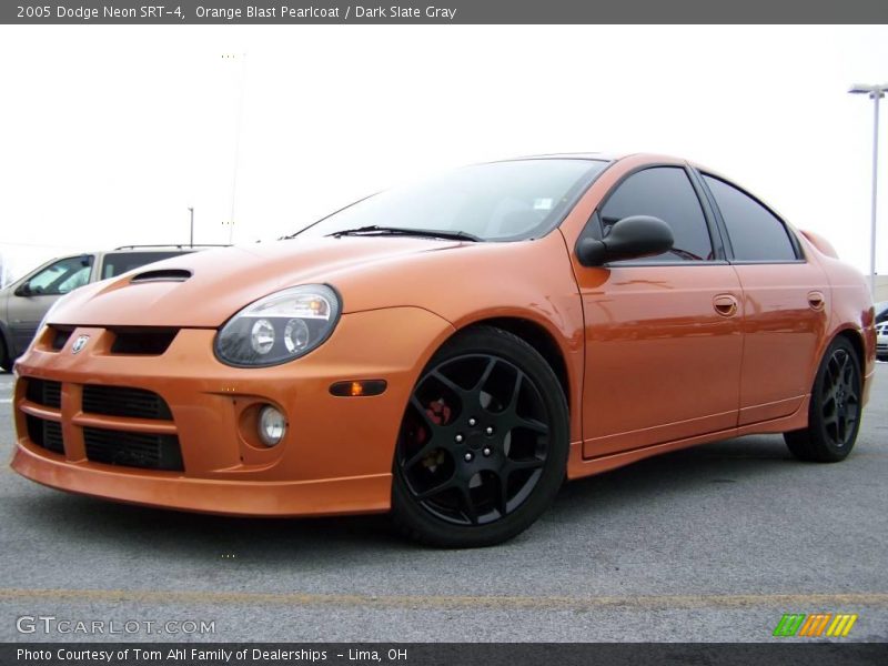 Orange Blast Pearlcoat / Dark Slate Gray 2005 Dodge Neon SRT-4