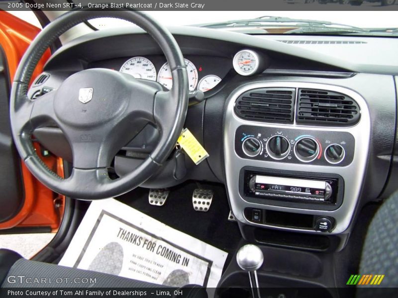 Orange Blast Pearlcoat / Dark Slate Gray 2005 Dodge Neon SRT-4