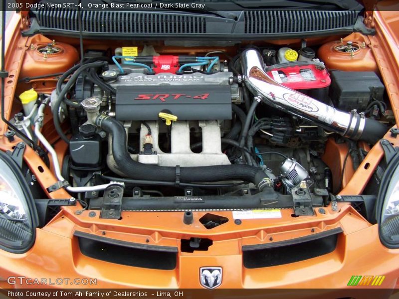 Orange Blast Pearlcoat / Dark Slate Gray 2005 Dodge Neon SRT-4