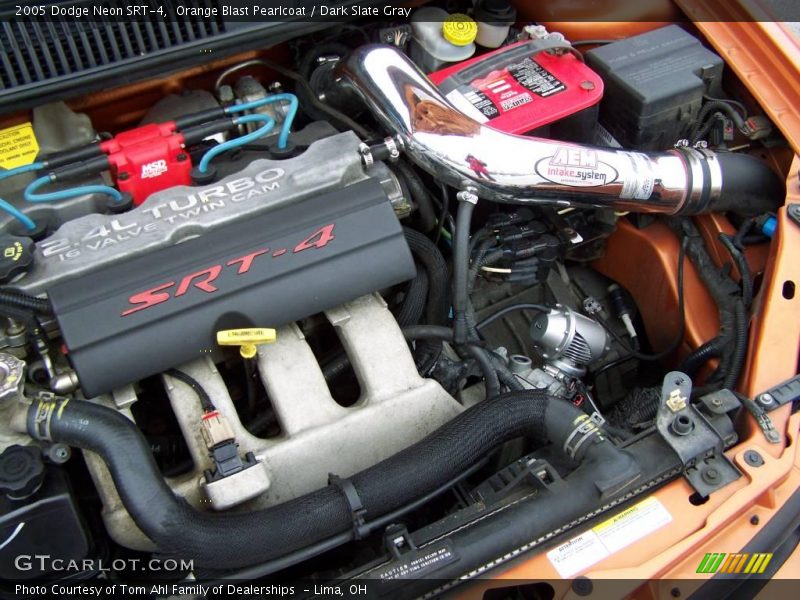 Orange Blast Pearlcoat / Dark Slate Gray 2005 Dodge Neon SRT-4