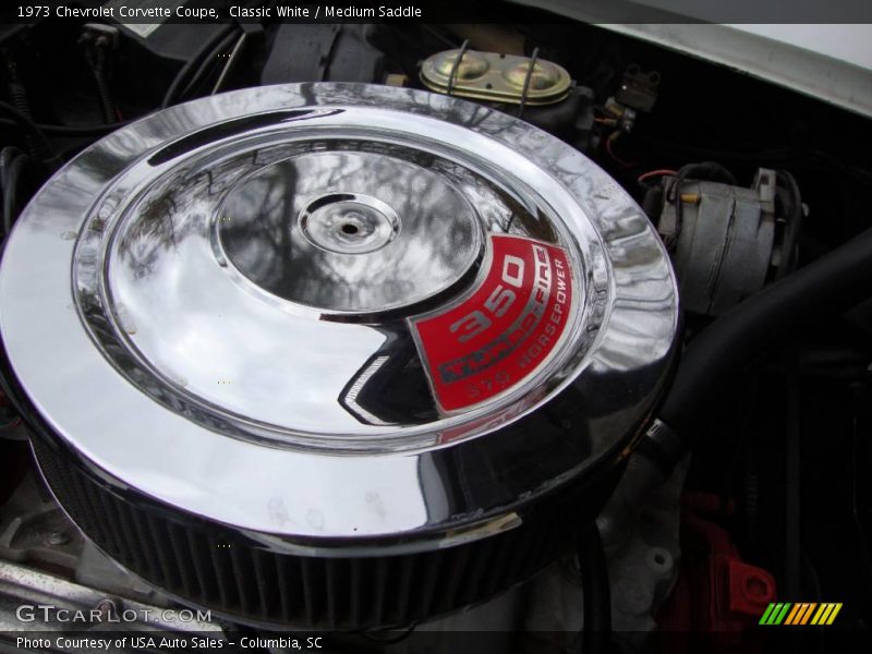 Classic White / Medium Saddle 1973 Chevrolet Corvette Coupe