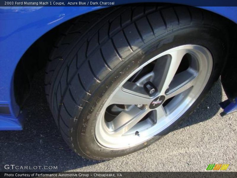 Azure Blue / Dark Charcoal 2003 Ford Mustang Mach 1 Coupe