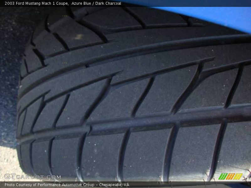 Azure Blue / Dark Charcoal 2003 Ford Mustang Mach 1 Coupe