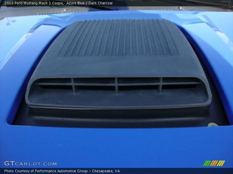 Azure Blue / Dark Charcoal 2003 Ford Mustang Mach 1 Coupe