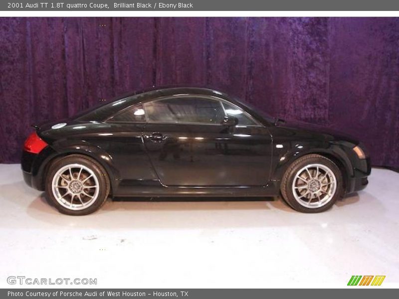 Brilliant Black / Ebony Black 2001 Audi TT 1.8T quattro Coupe
