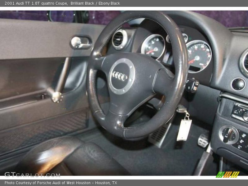 Brilliant Black / Ebony Black 2001 Audi TT 1.8T quattro Coupe