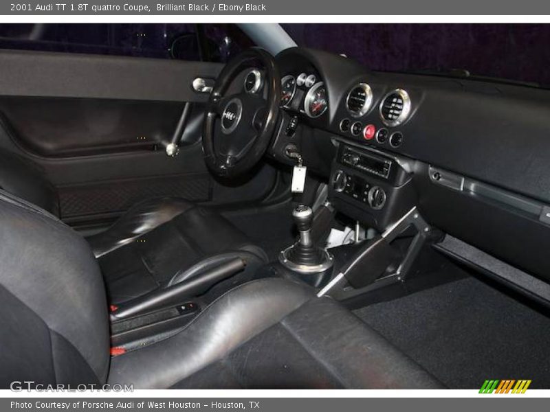 Brilliant Black / Ebony Black 2001 Audi TT 1.8T quattro Coupe