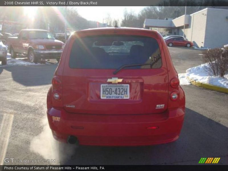 Victory Red / Ebony Black/Red 2008 Chevrolet HHR SS
