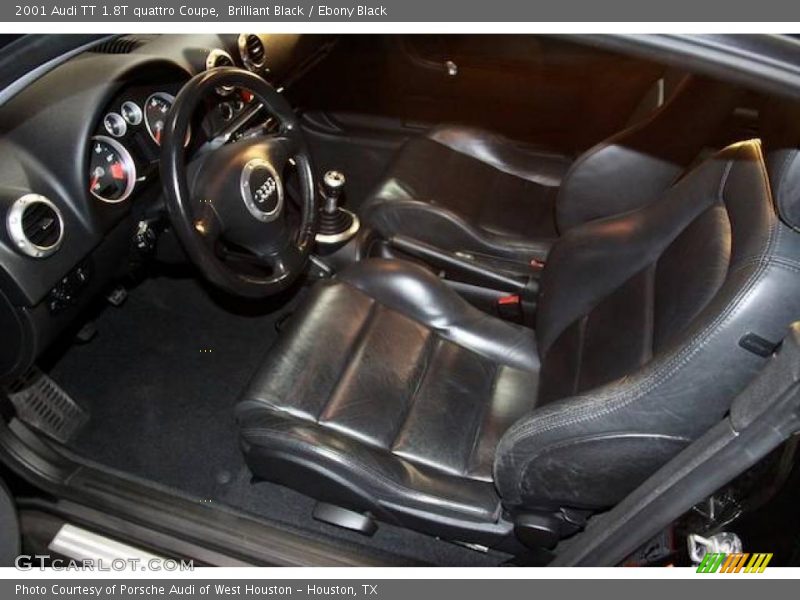 Brilliant Black / Ebony Black 2001 Audi TT 1.8T quattro Coupe