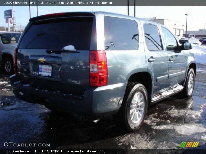 Blue Granite Metallic / Light Titanium 2009 Chevrolet Tahoe Hybrid 4x4