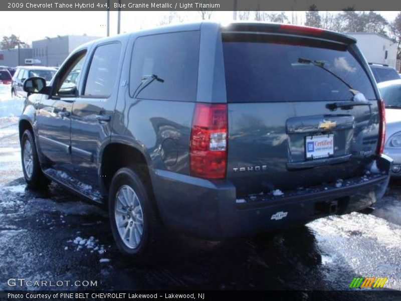 Blue Granite Metallic / Light Titanium 2009 Chevrolet Tahoe Hybrid 4x4