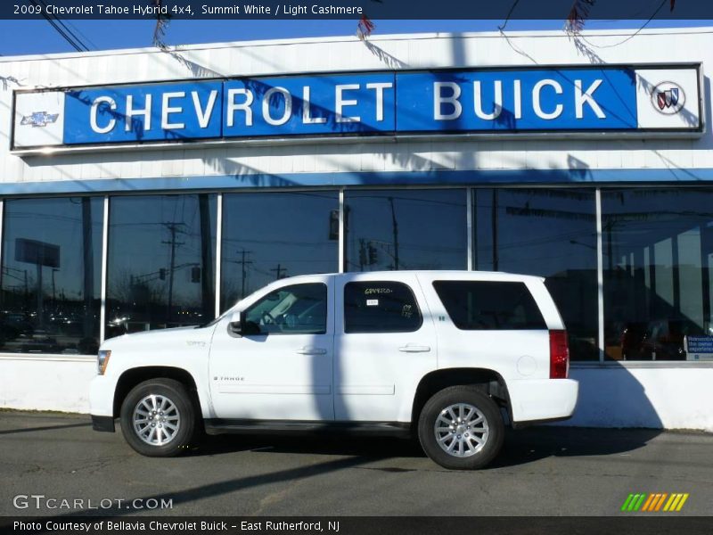 Summit White / Light Cashmere 2009 Chevrolet Tahoe Hybrid 4x4
