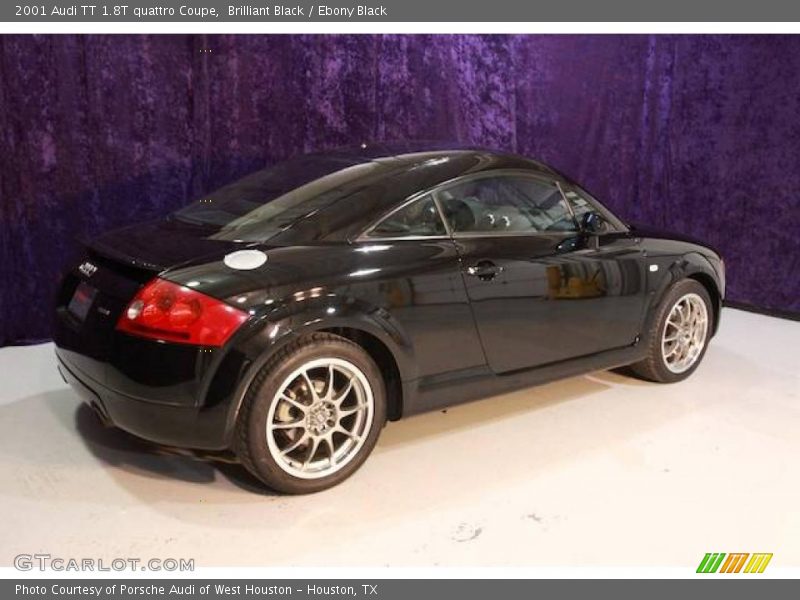 Brilliant Black / Ebony Black 2001 Audi TT 1.8T quattro Coupe