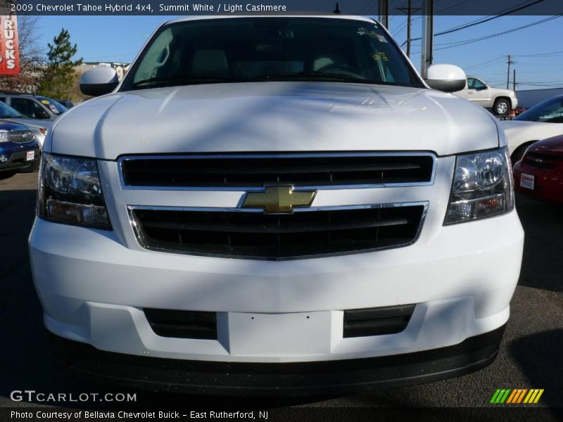 Summit White / Light Cashmere 2009 Chevrolet Tahoe Hybrid 4x4