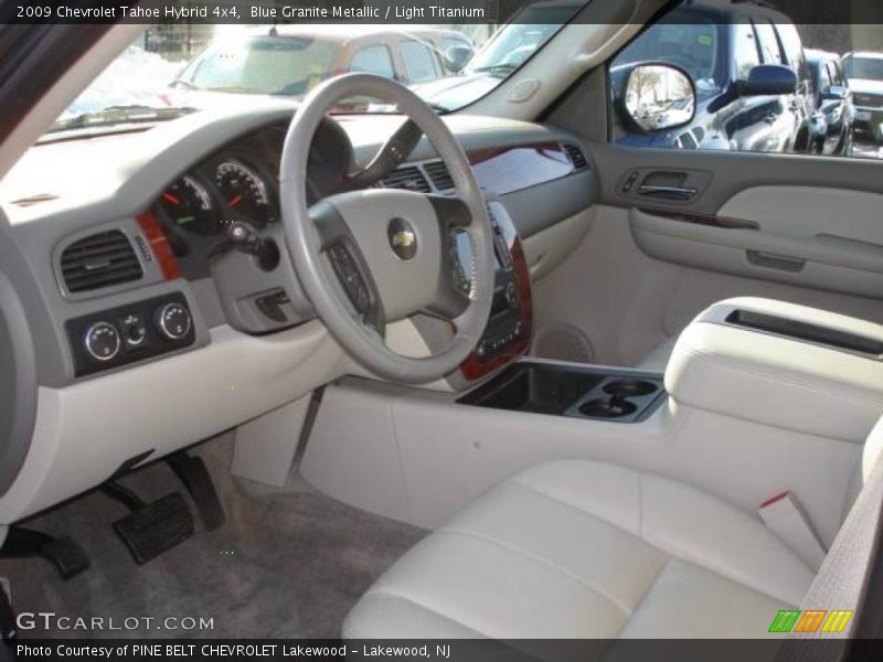 Blue Granite Metallic / Light Titanium 2009 Chevrolet Tahoe Hybrid 4x4
