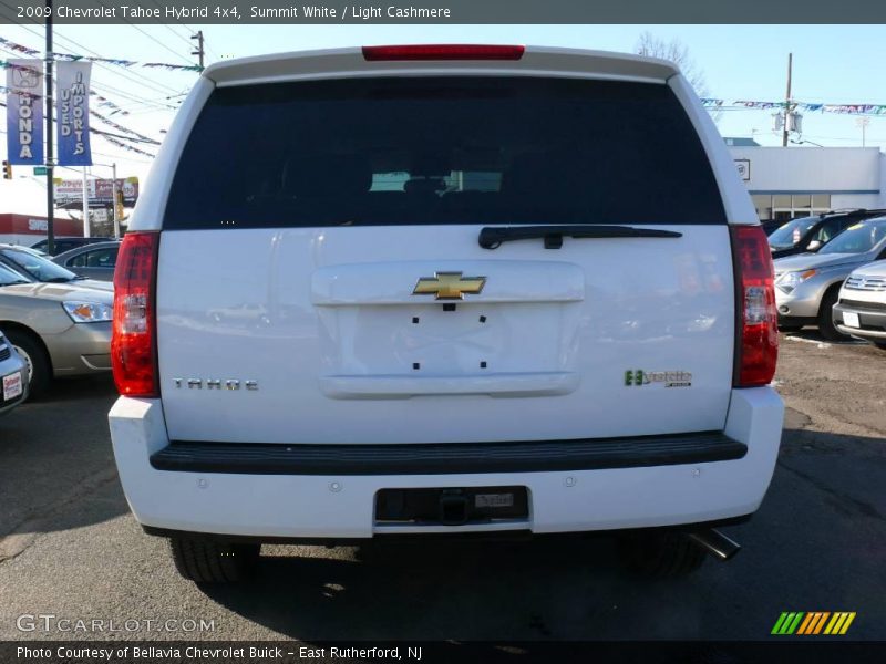 Summit White / Light Cashmere 2009 Chevrolet Tahoe Hybrid 4x4