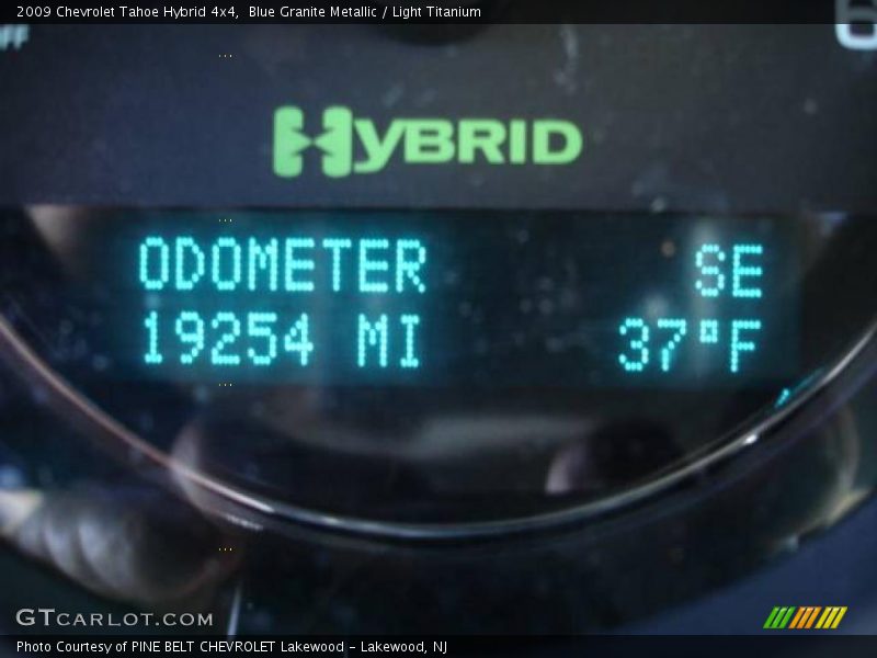 Blue Granite Metallic / Light Titanium 2009 Chevrolet Tahoe Hybrid 4x4