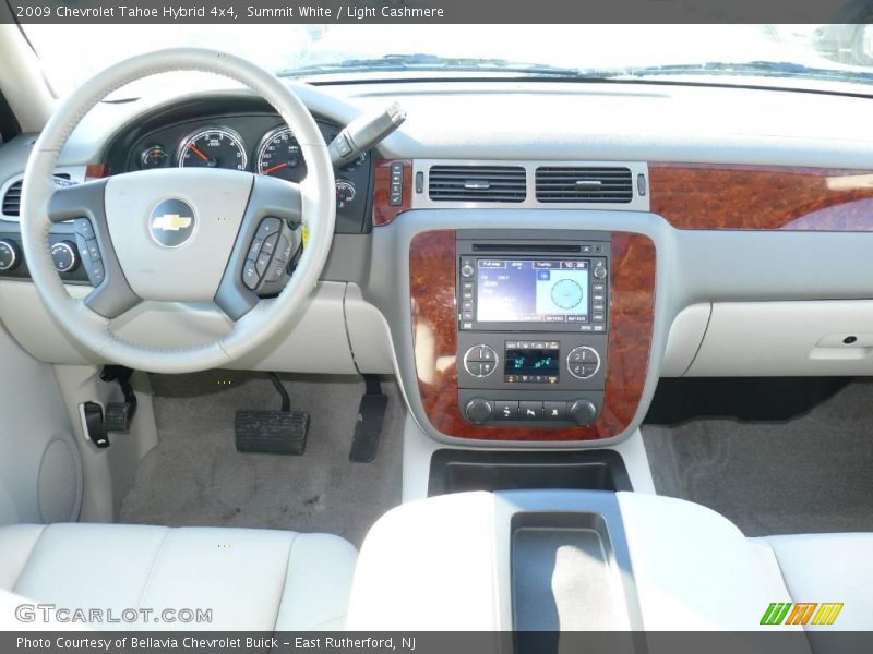 Summit White / Light Cashmere 2009 Chevrolet Tahoe Hybrid 4x4