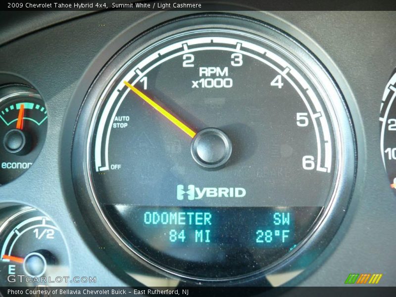 Summit White / Light Cashmere 2009 Chevrolet Tahoe Hybrid 4x4