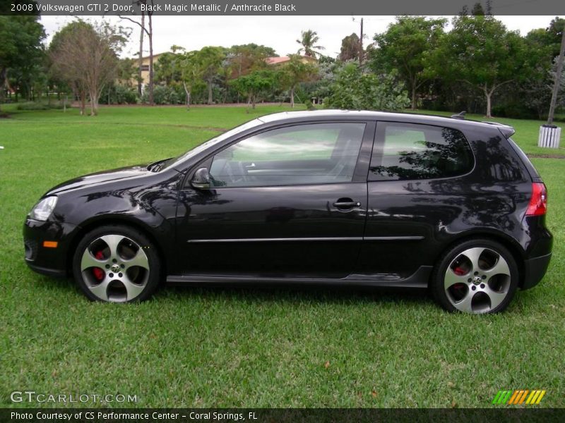 Black Magic Metallic / Anthracite Black 2008 Volkswagen GTI 2 Door