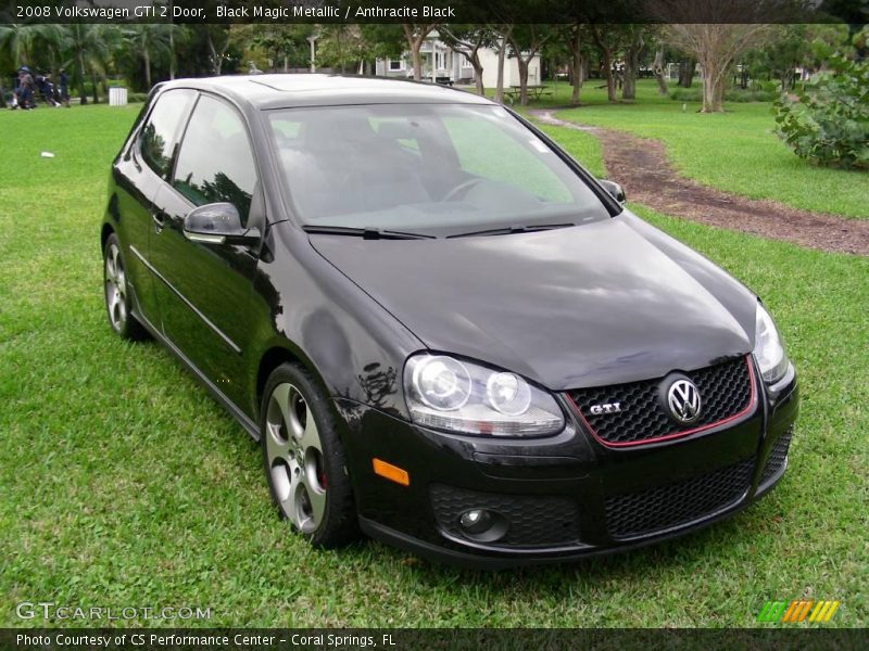 Black Magic Metallic / Anthracite Black 2008 Volkswagen GTI 2 Door