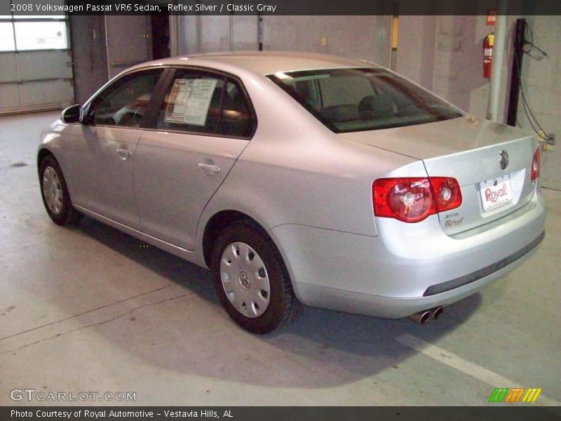 Reflex Silver / Classic Gray 2008 Volkswagen Passat VR6 Sedan