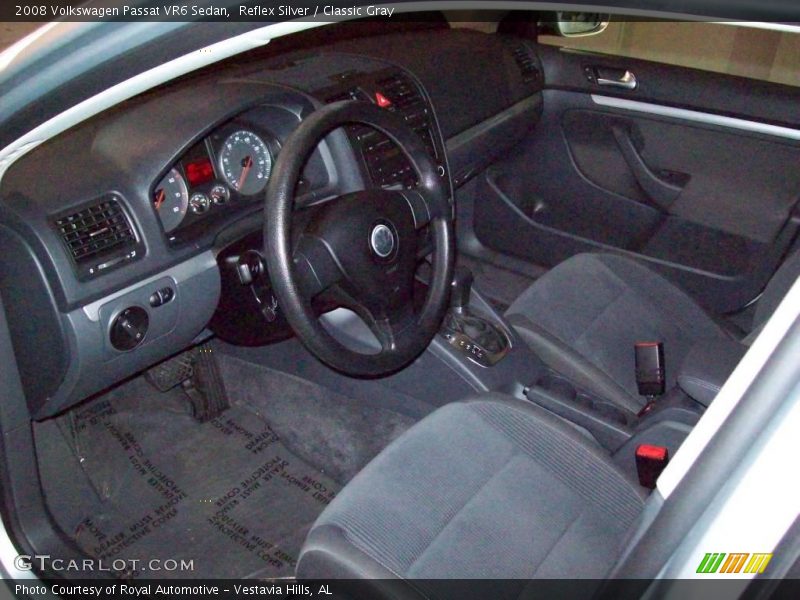 Reflex Silver / Classic Gray 2008 Volkswagen Passat VR6 Sedan