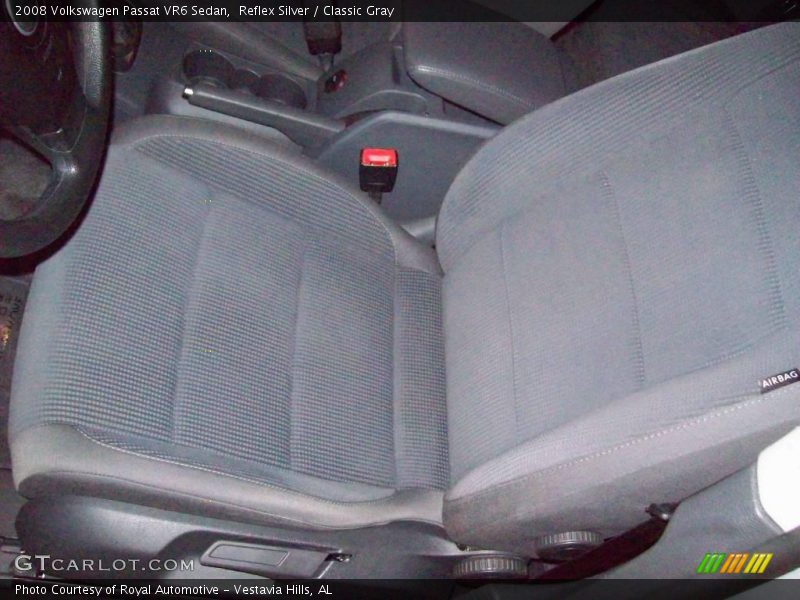 Reflex Silver / Classic Gray 2008 Volkswagen Passat VR6 Sedan