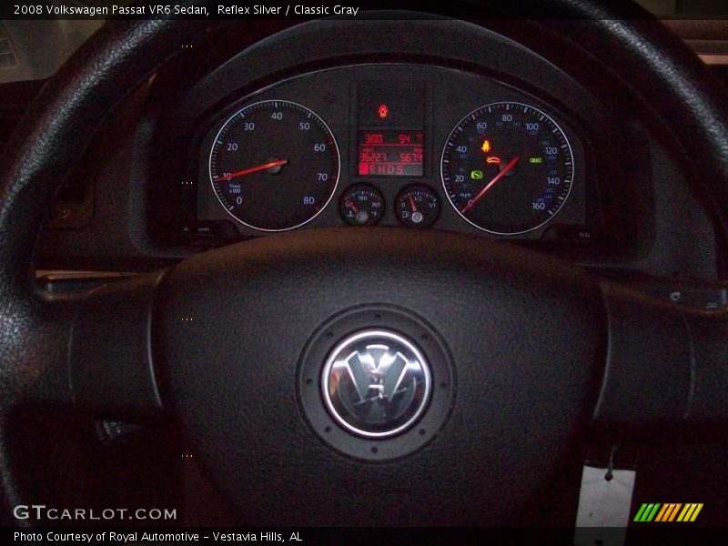 Reflex Silver / Classic Gray 2008 Volkswagen Passat VR6 Sedan