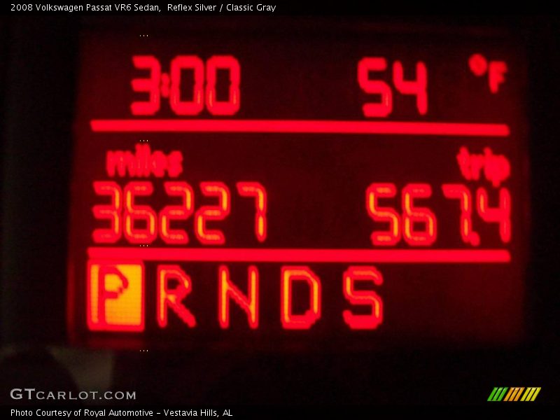 Reflex Silver / Classic Gray 2008 Volkswagen Passat VR6 Sedan