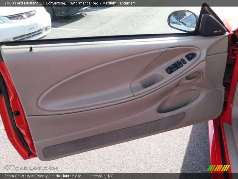 Performance Red / Medium Parchment 2000 Ford Mustang GT Convertible