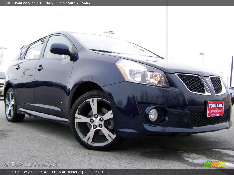 Navy Blue Metallic / Ebony 2009 Pontiac Vibe GT