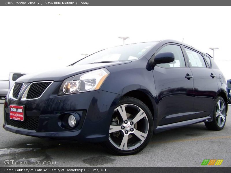 Navy Blue Metallic / Ebony 2009 Pontiac Vibe GT