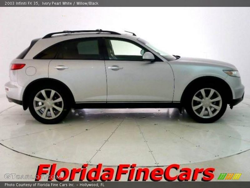 Ivory Pearl White / Willow/Black 2003 Infiniti FX 35