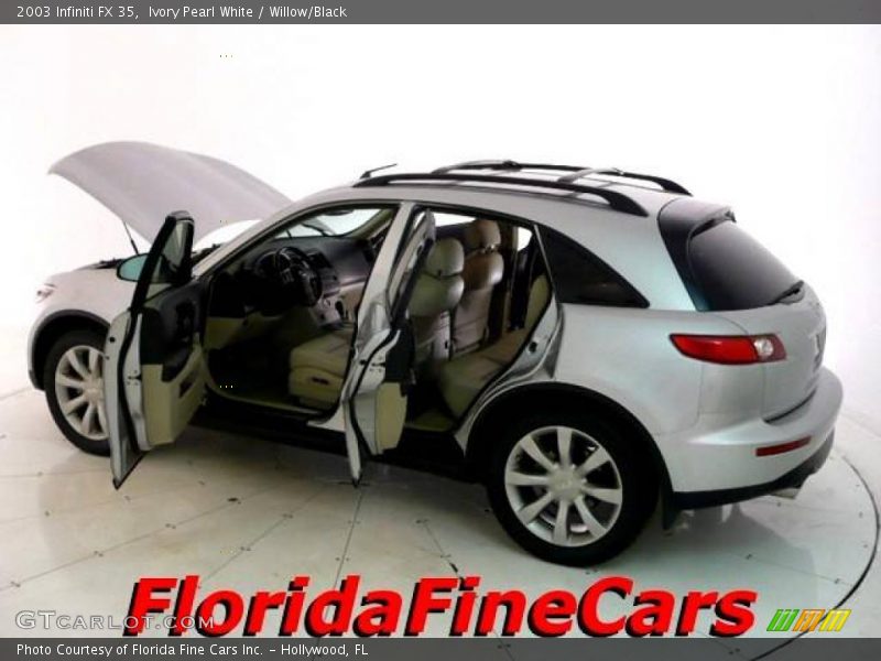 Ivory Pearl White / Willow/Black 2003 Infiniti FX 35