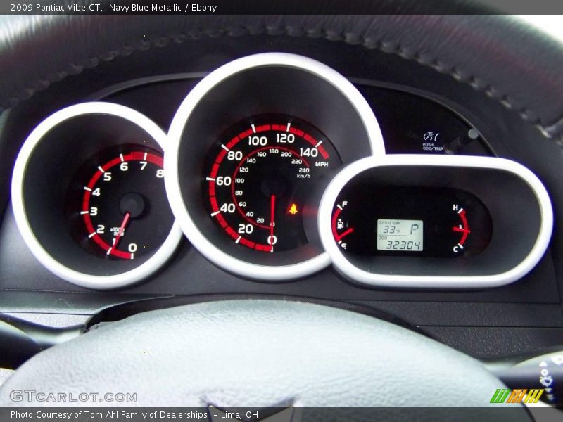 Navy Blue Metallic / Ebony 2009 Pontiac Vibe GT