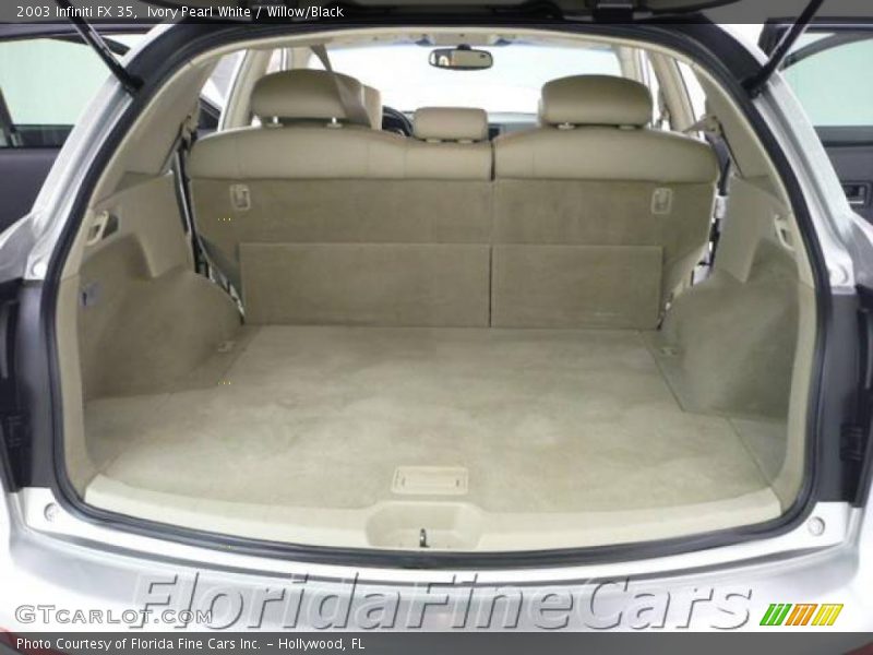 Ivory Pearl White / Willow/Black 2003 Infiniti FX 35