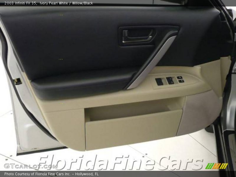 Ivory Pearl White / Willow/Black 2003 Infiniti FX 35