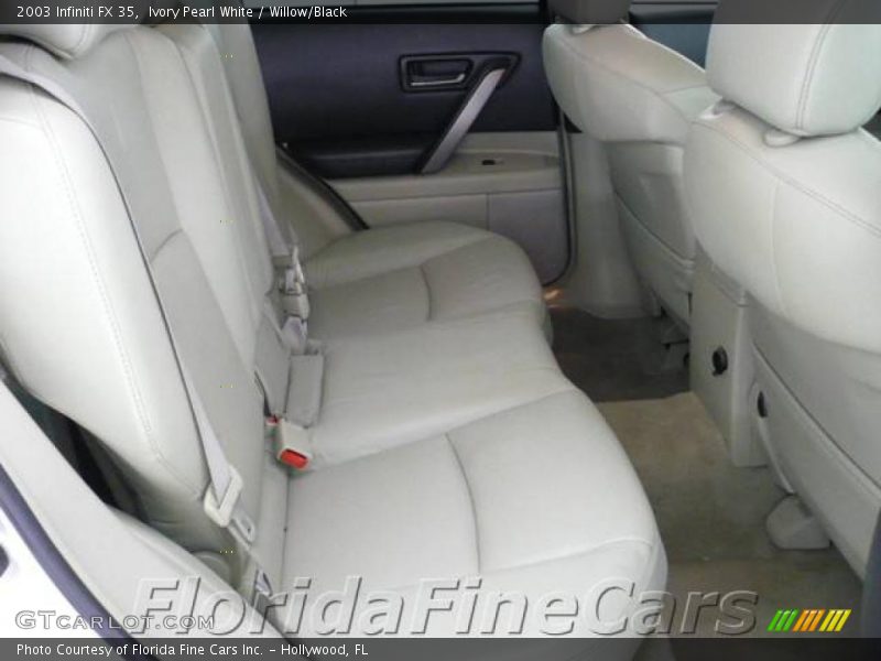 Ivory Pearl White / Willow/Black 2003 Infiniti FX 35