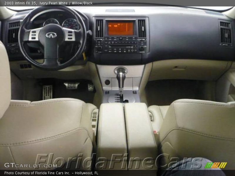 Ivory Pearl White / Willow/Black 2003 Infiniti FX 35