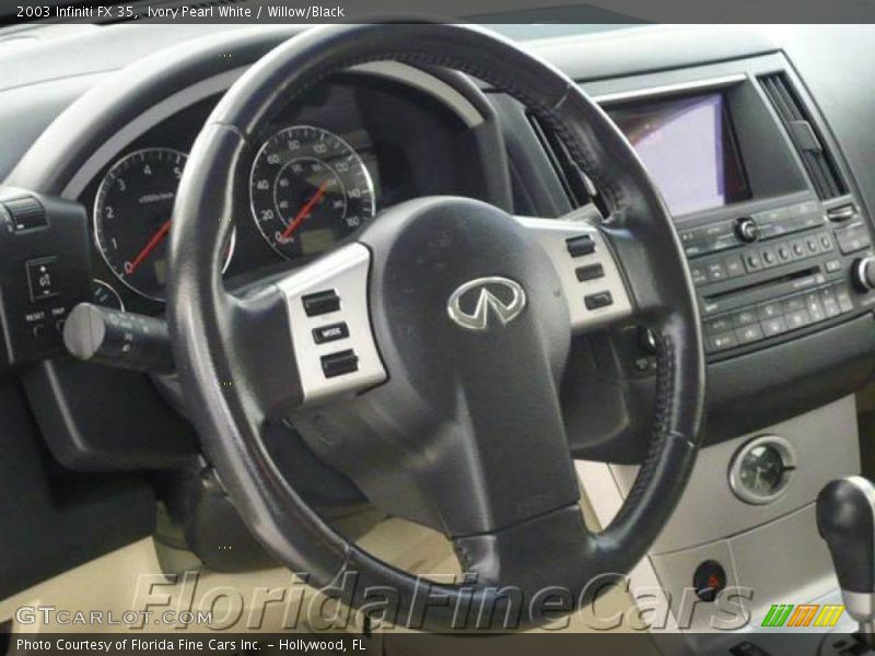 Ivory Pearl White / Willow/Black 2003 Infiniti FX 35