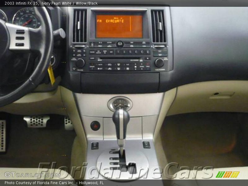 Ivory Pearl White / Willow/Black 2003 Infiniti FX 35