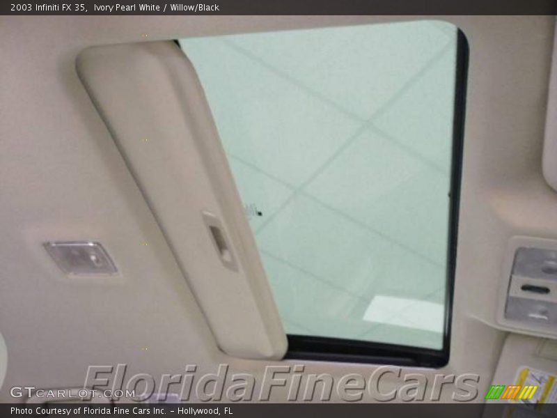 Ivory Pearl White / Willow/Black 2003 Infiniti FX 35