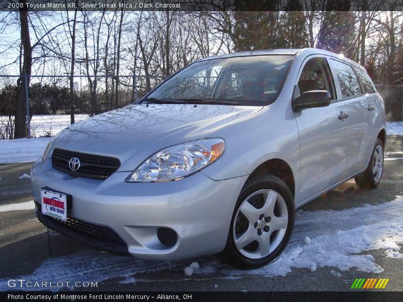 Silver Streak Mica / Dark Charcoal 2008 Toyota Matrix XR