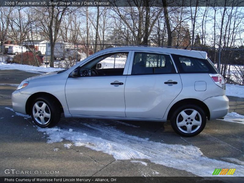 Silver Streak Mica / Dark Charcoal 2008 Toyota Matrix XR