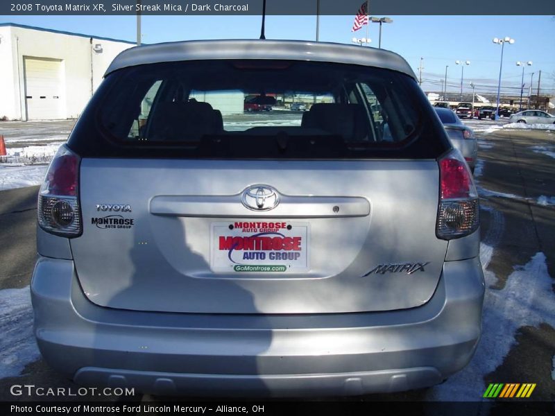 Silver Streak Mica / Dark Charcoal 2008 Toyota Matrix XR